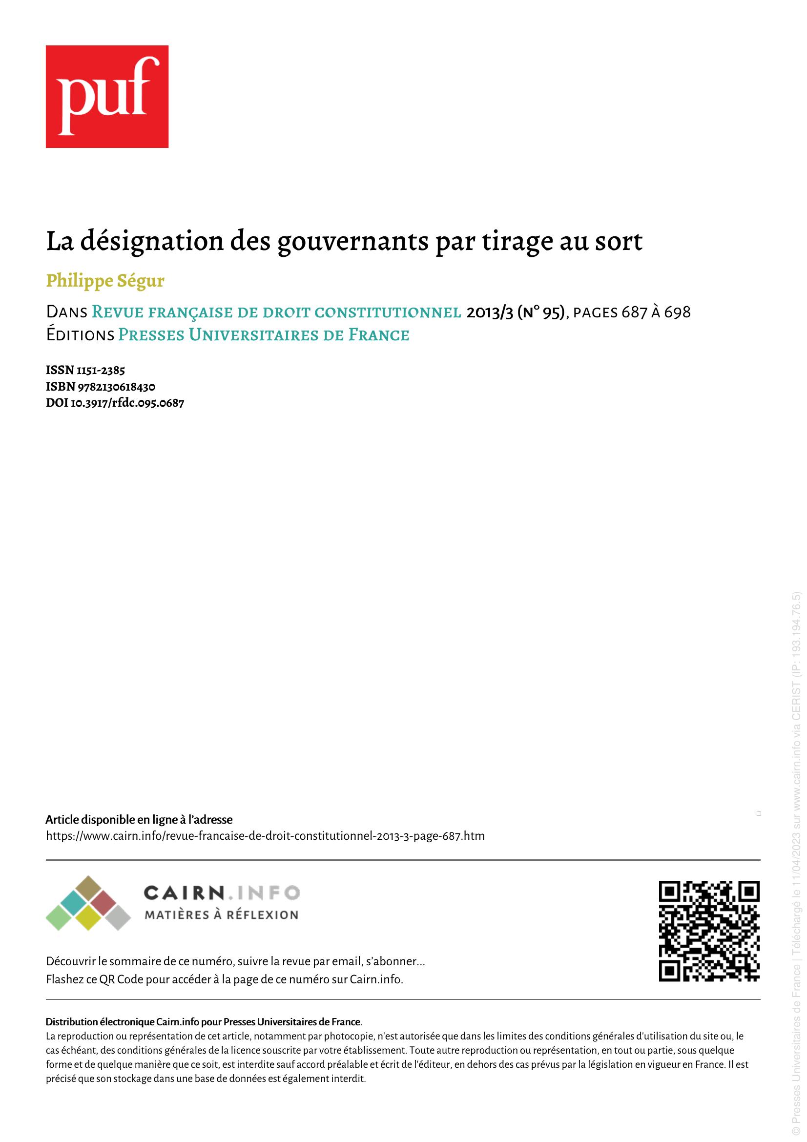 Page de Garde