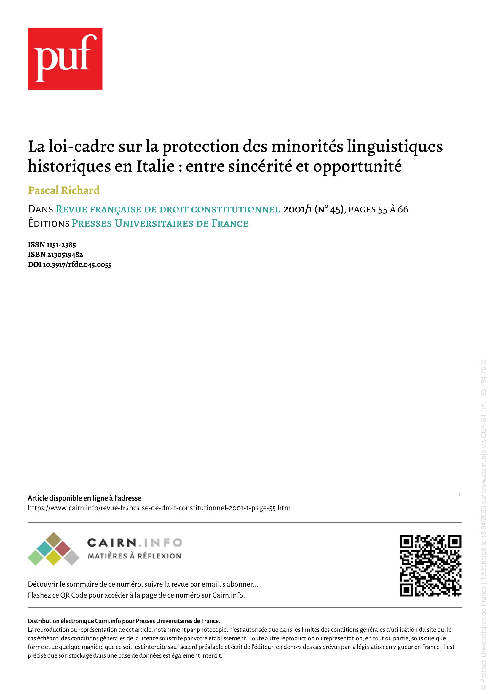 Page de Garde