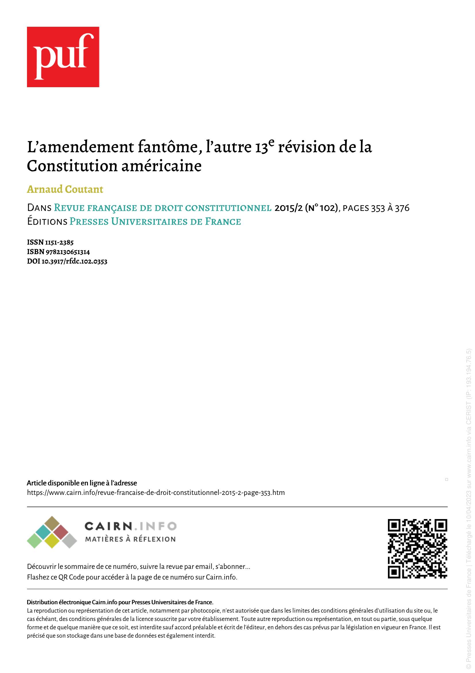 Page de Garde