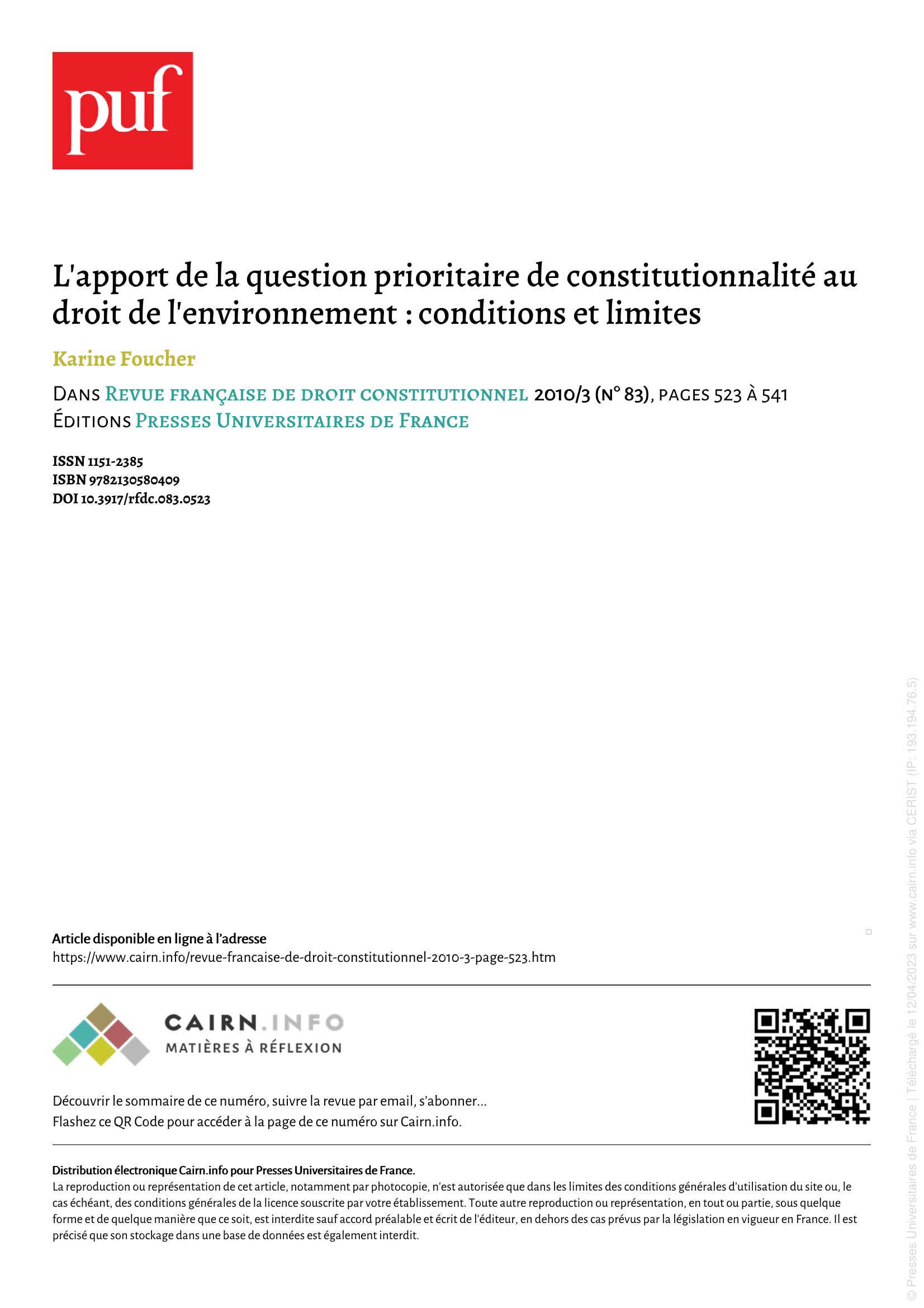 Page de Garde