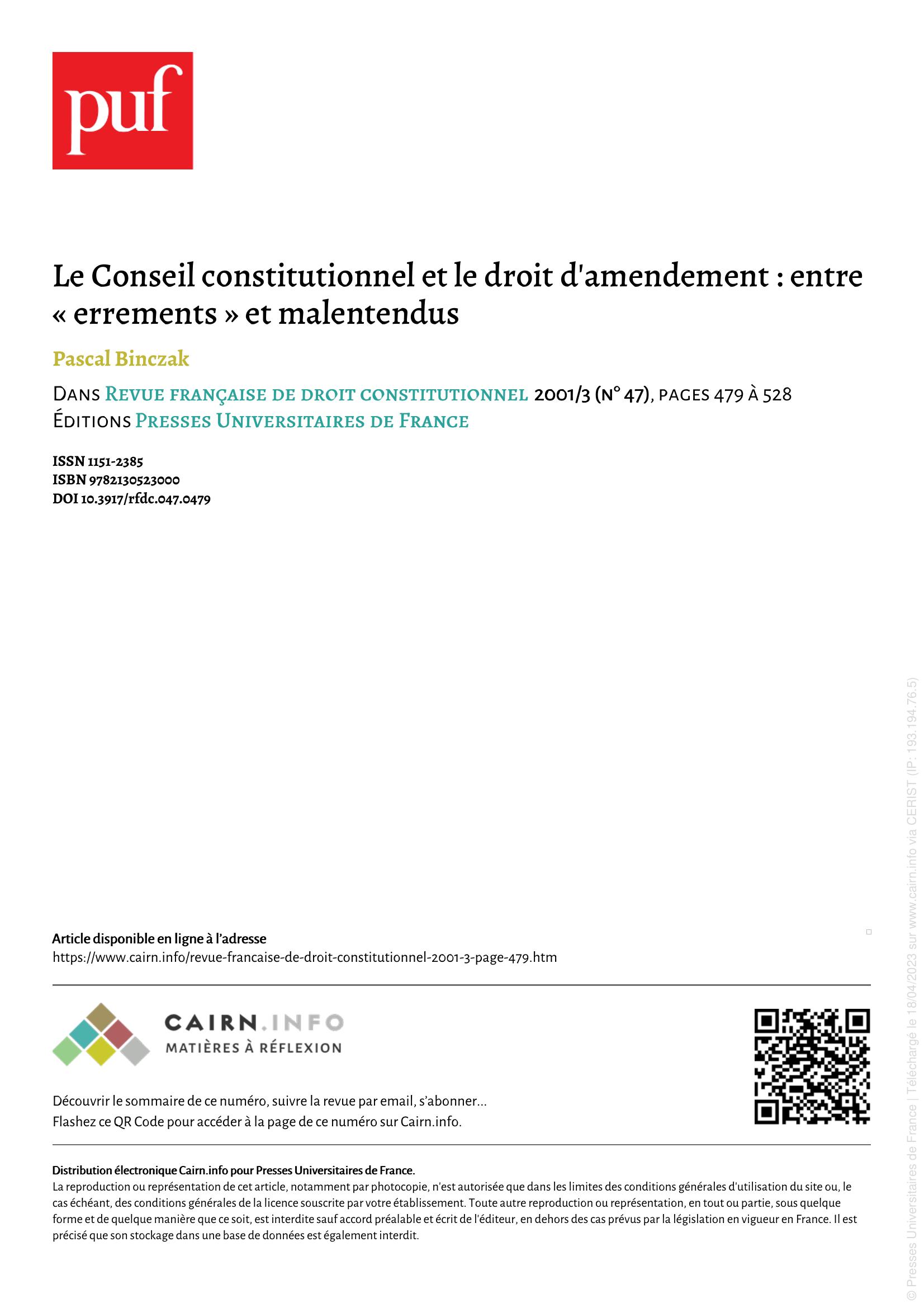 Page de Garde