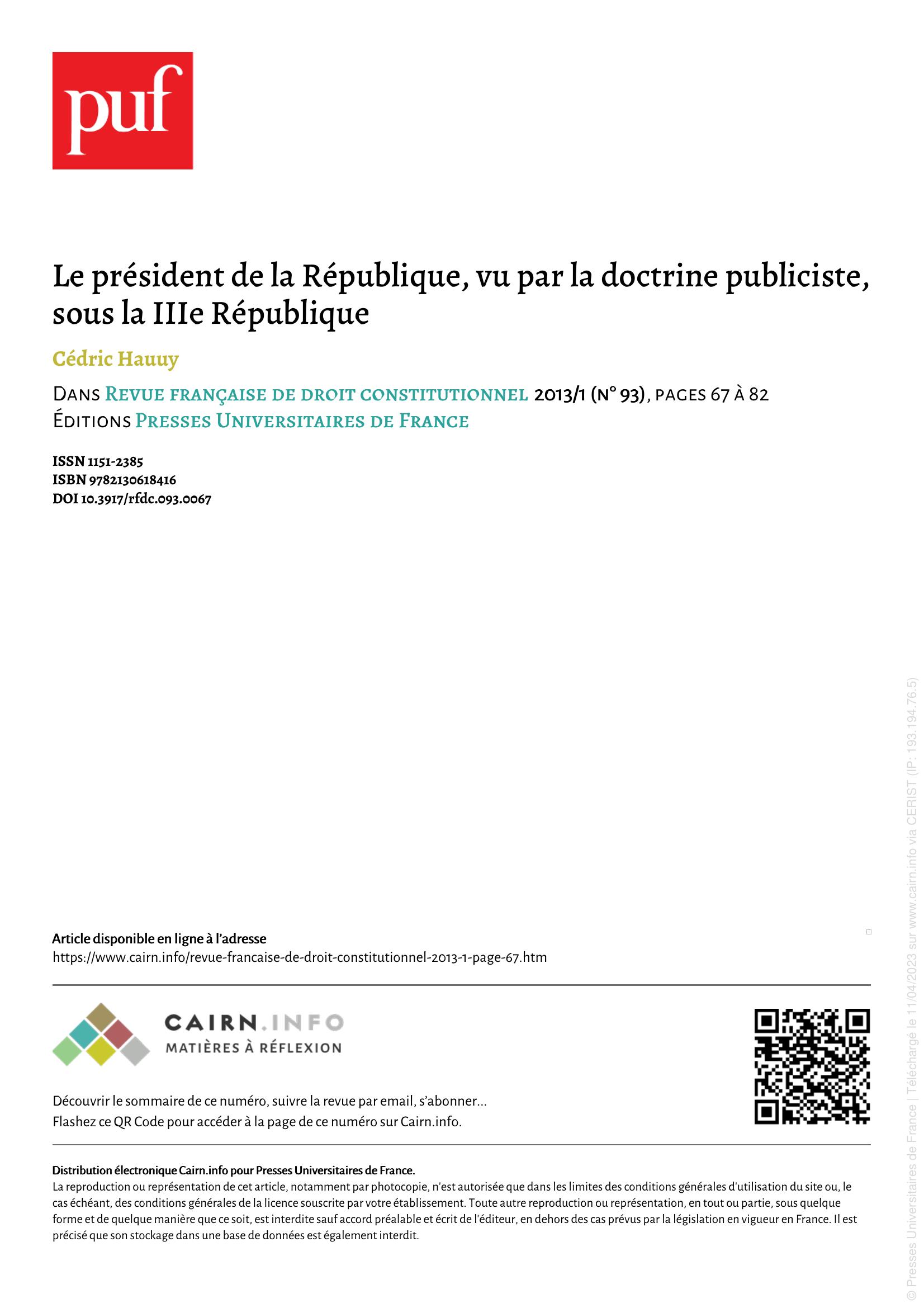 Page de Garde