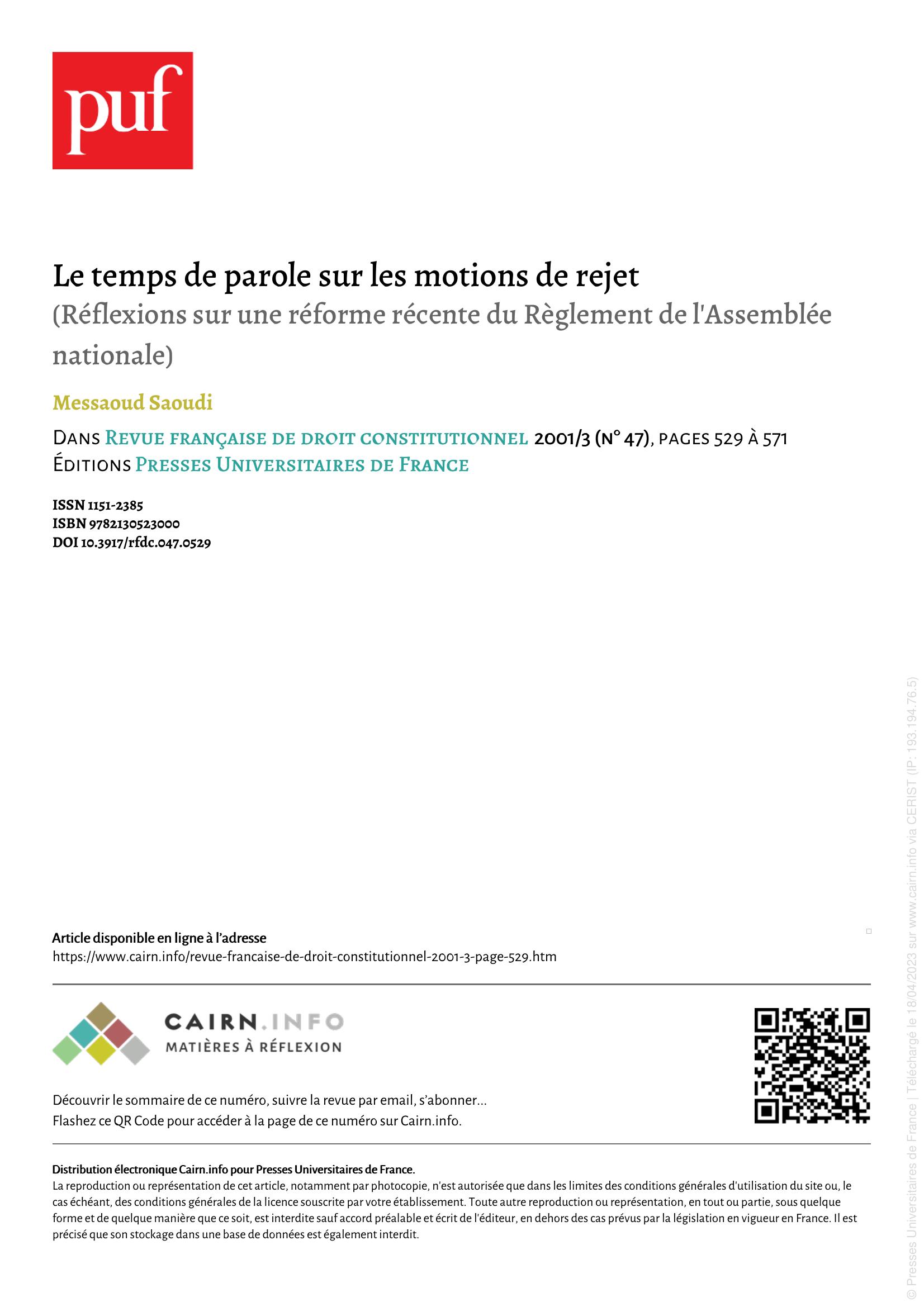 Page de Garde