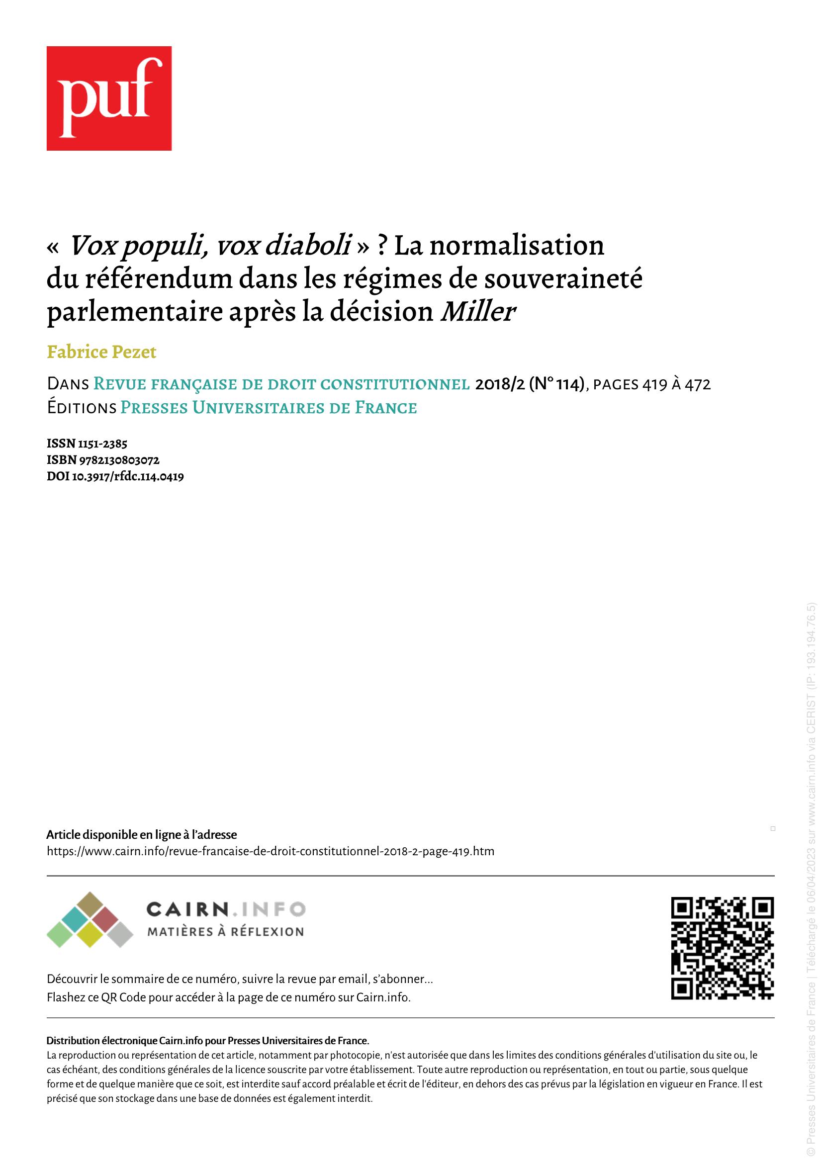 Page de Garde