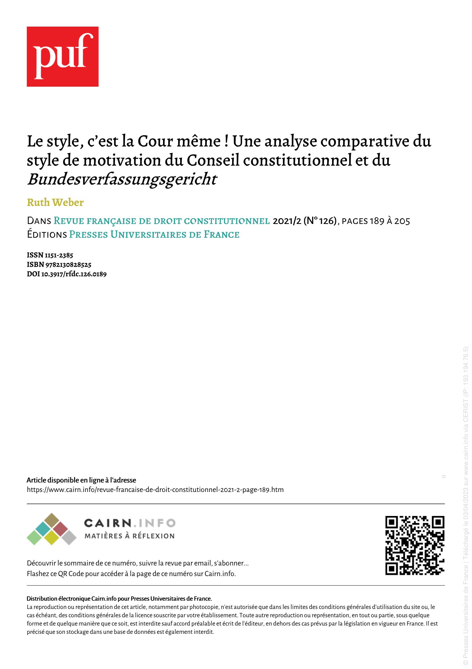 Page de Garde